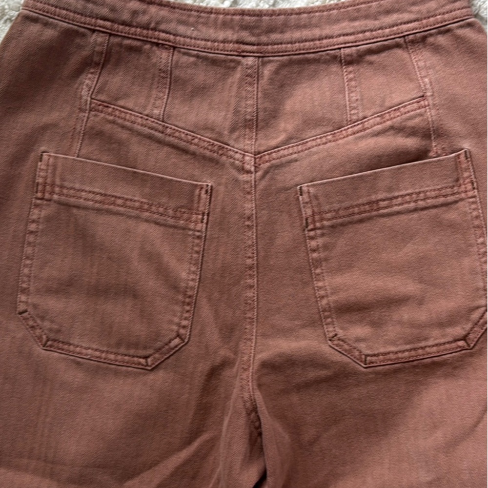 Free People Dusty Rose High Rise Sailor Pant 6 - Picture 4 of 4